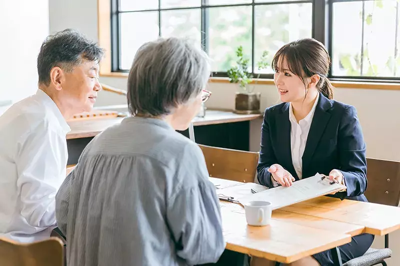 工事プランの打ち合わせ